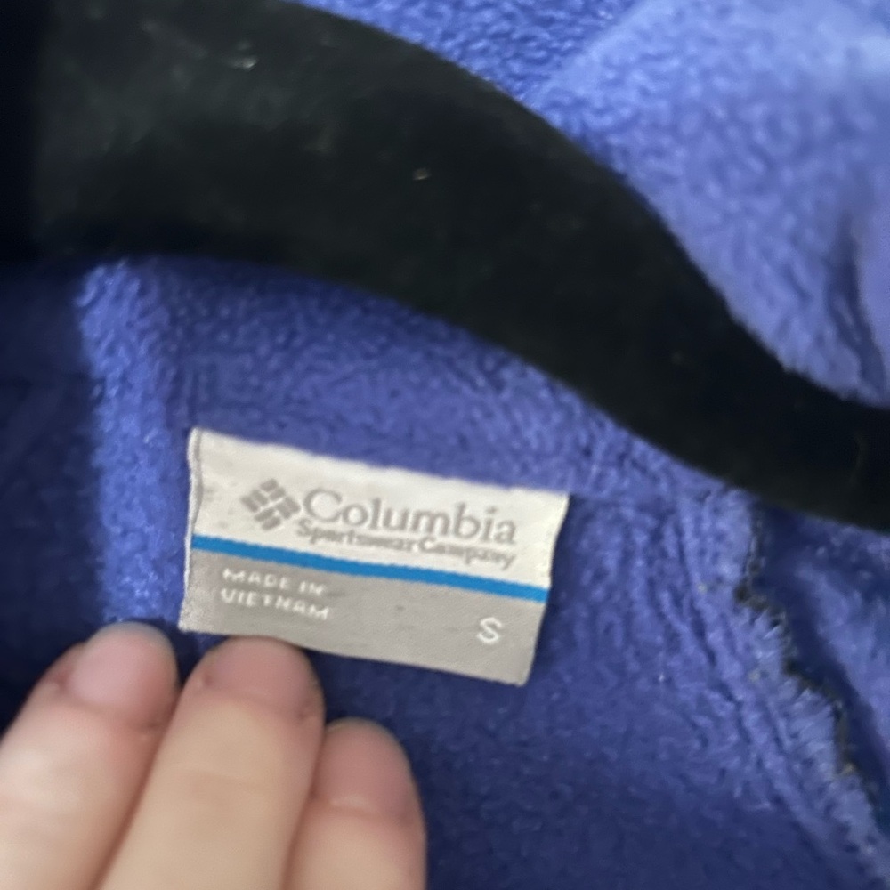 Columbia purple and gray Fleece Jacket - Picture 3 of 3